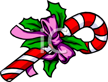 Candy Cane Clip Art Image