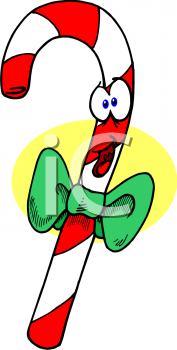 Candy Cane Clip Art Image