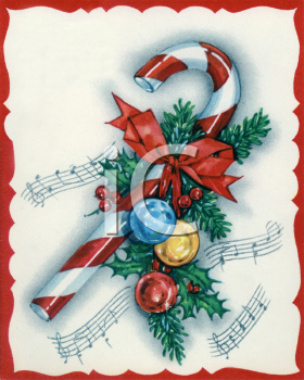 Candy Cane Clip Art Image