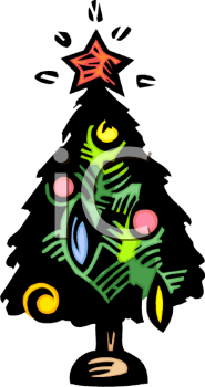 Christmas Tree Clip Art Image