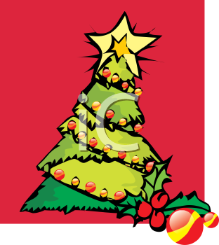 Christmas Tree Clip Art Image