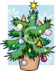 Christmas Tree Clip Art Image