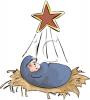 Nativity Scene Clip Art Image