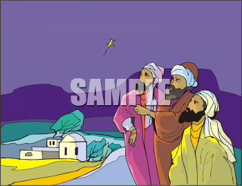 Nativity Scene Clip Art Image