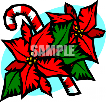 Poinsettia Clip Art Image