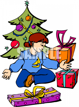 Presents Clip Art Image