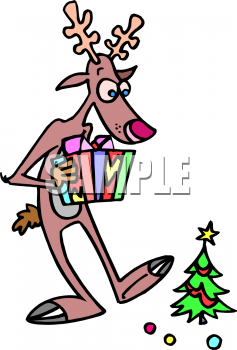Reindeer Clip Art Image