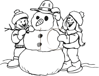 Snowman Clip Art Image
