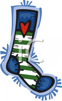 Stocking Clip Art Image