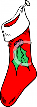 Stocking Clip Art Image