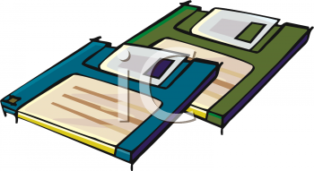 Computer Disk Clip Art Image