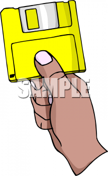 Computer Disk Clip Art Image