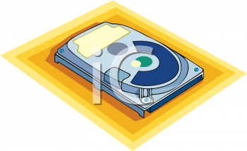Computer Disk Clip Art Image