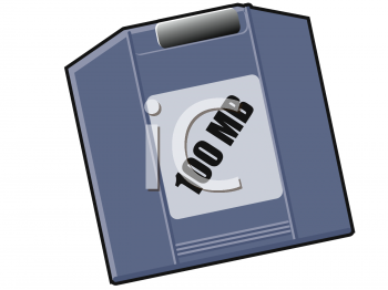 Computer Disk Clip Art Image