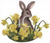 Easter Rabbit Clip Art Image