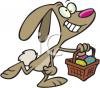 Easter Rabbit Clip Art Image