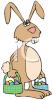 Easter Rabbit Clip Art Image