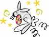 Easter Rabbit Clip Art Image