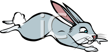 Easter Rabbit Clip Art Image