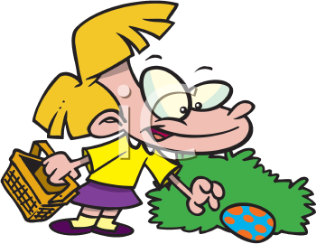 Easter Eggs Clip Art Image