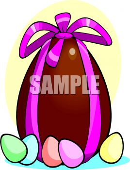 Easter Eggs Clip Art Image