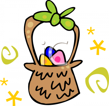 Easter Eggs Clip Art Image