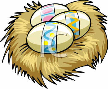 Easter Eggs Clip Art Image