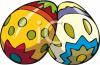 Easter Eggs Clip Art Image
