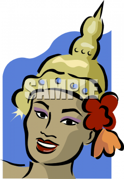 Ethnic People Clip Art Image