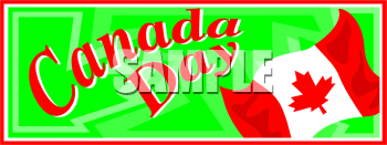 Canada Day Clip Art Image