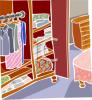 Closet Clip Art Image