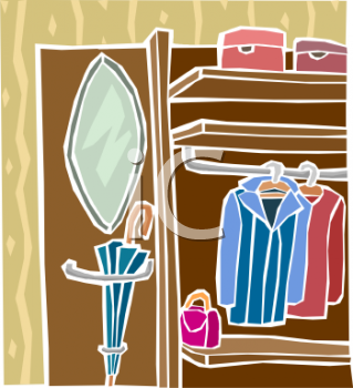 Closet Clip Art Image