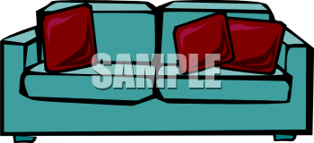 Living Room Clip Art Image