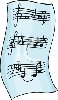Music Notes Clip Art Image