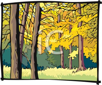 Landscape Clip Art Image