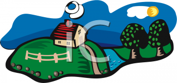 Landscape Clip Art Image