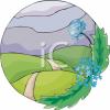 Landscape Clip Art Image