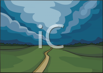 Landscape Clip Art Image