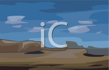 Landscape Clip Art Image