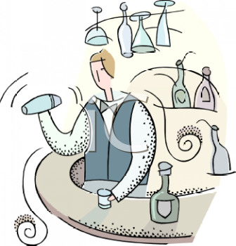 Bartender Clip Art Image