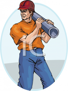 Construction Worker Clip Art Image