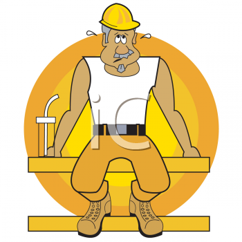 Construction Worker Clip Art Image