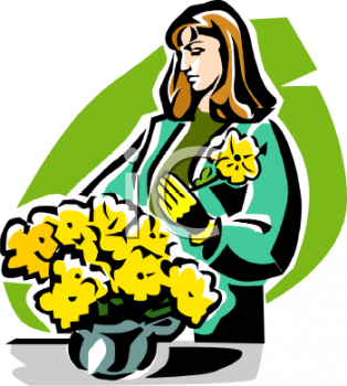 Florist Clip Art Image
