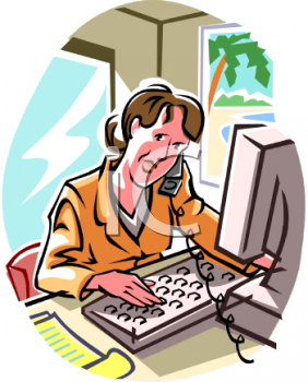 Secretary Clip Art Image