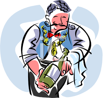 Waiter Clip Art Image