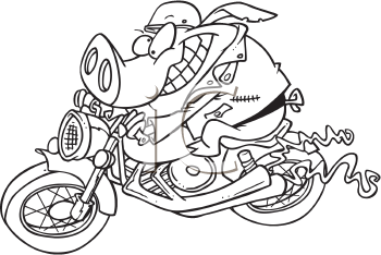 Motorcycle Clip Art Image
